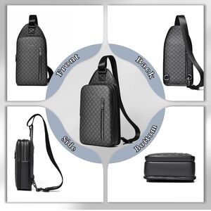 Black Men's Sling Bag